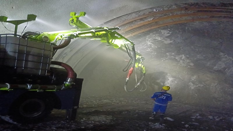 隧道施工中的噴射混凝土是什么？噴射混凝土的作用是什么？(圖1)