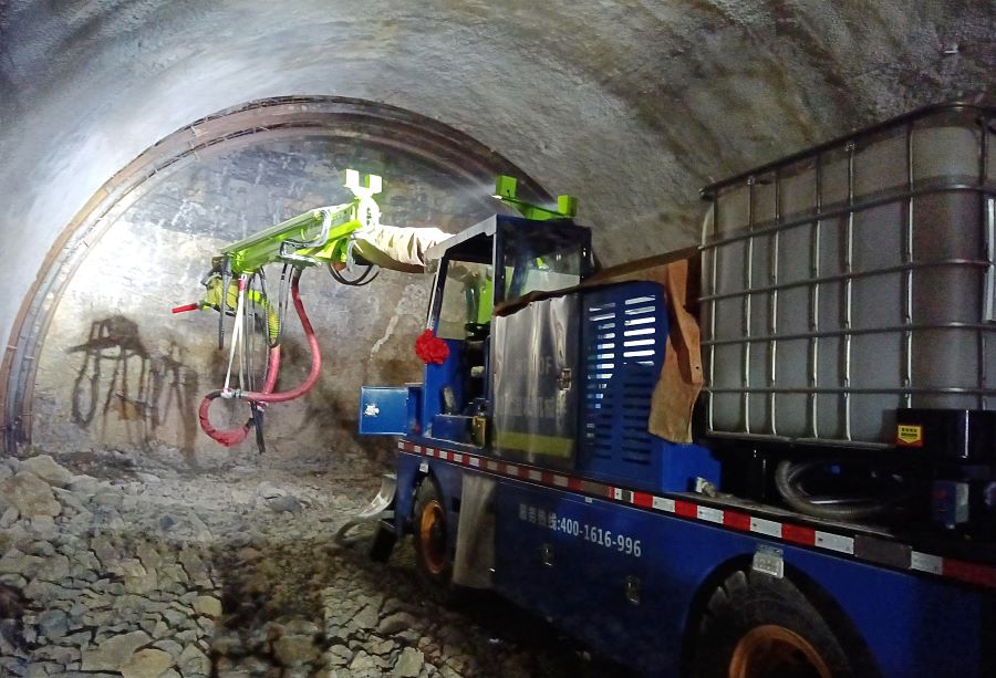 隧道施工的新時(shí)代：混凝土濕噴臺(tái)車的崛起(圖1)